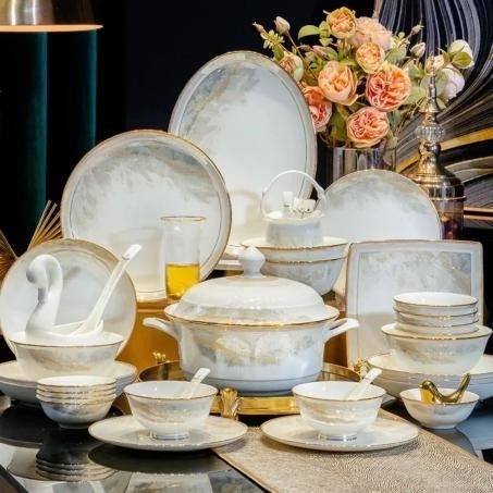 American light luxury ceramic tableware set